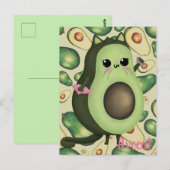 Avocat Postkarte (Vorne/Hinten)