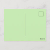 Avocat Postkarte (Rückseite)