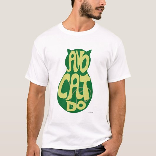 AvoCatdo Avocado Cat T-Shirt (Vorderseite)