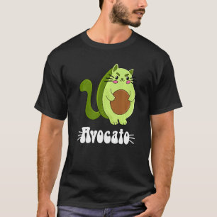 Avocato Avocado Cat Cat Eigentümer Vegan Vegetarie T-Shirt