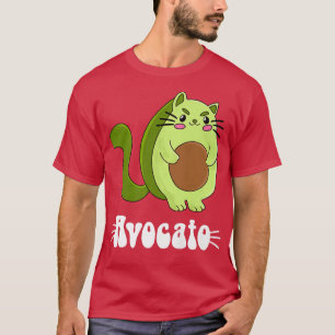 Avocato Avocado Cat Eigentümer Vegan Vegetarier T-Shirt