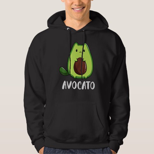 Avocato Avocado Cat Hoodie (Vorderseite)