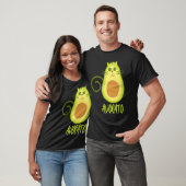 Avocato Avocado Katze und Veganer T-Shirt (Unisex)