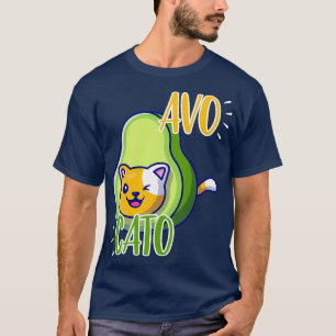Avocato Avocado und Kitten Sticker T-Shirt