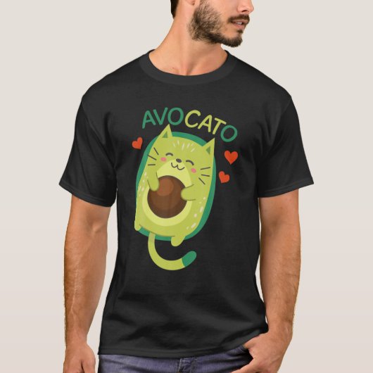 Avocato - Avocato Cat Meme Niedlich Avocado Vegan  T-Shirt (Vorderseite)