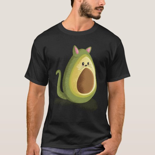 Avocato Funny Avocado Cat Shirt Avocado Lovers Veg (Vorderseite)