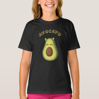 AVOCATO - Funny Niedlich Cat & Avocado Liebhaber T T-Shirt