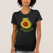 Avocato Funny Niedlich Cat Avocado T-Shirt (Vorderseite)