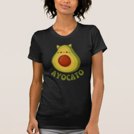 Avocato Funny Niedlich Cat Avocado T-Shirt