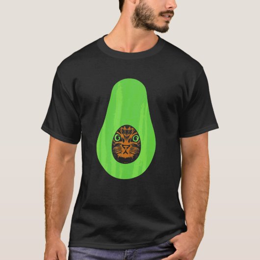 Avocato-Katze T-Shirt (Vorderseite)