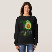 Avocato Katzen Avocado Fruchtkatze Tier und Hausti Sweatshirt (Vorne ganz)