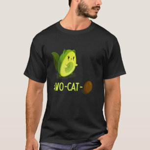 Avocato Lustige Niedliche Katze Avocado Vegan Und T-Shirt