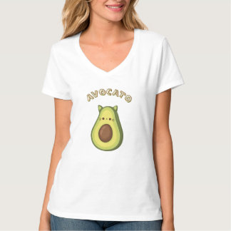 AVOCATO - Niedliche Funny Cat & Avocado Liebhaber  T-Shirt