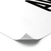 Avocatoad Funny Avocado Toad Puff Poster (Ecke)