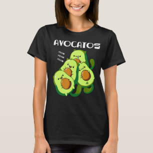 Avocatos Avocado Cat Niedlich Cat Mama Vater Cat T-Shirt