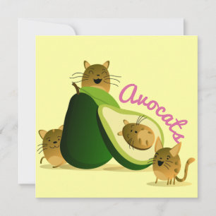 Avocats Feiertagskarte
