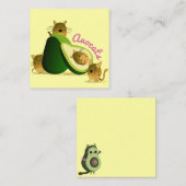 Avocats Mitteilungskarte (Vorne/Hinten)