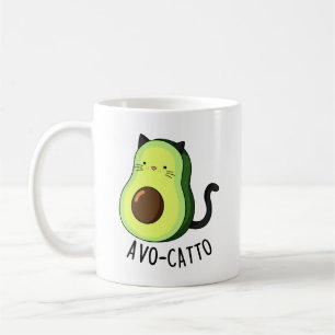 Avocatto Funny Avocado Cat Pun Kaffeetasse