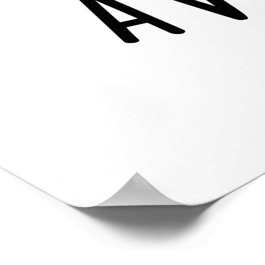 Avocatto Niedlich Avocado Cat Pun Poster (Ecke)