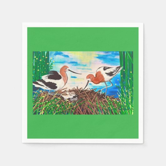 Avocet Napkins Serviette (Vorderseite)
