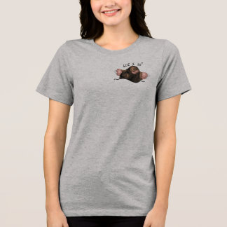 Avogadros Maulwurf-T - Shirt, Chemiekwitz, witzig, Tri-Blend Shirt