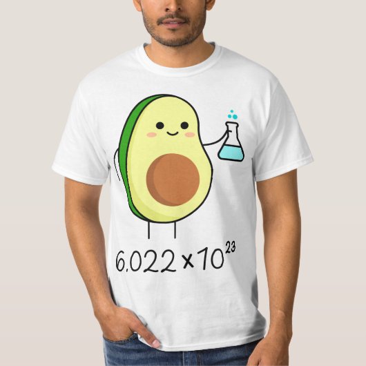 Avogadro's Number Pun T-Shirt (Vorderseite)
