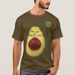 AVOGATO AVOCADO KITTY KAT CAT-FELD T-Shirt