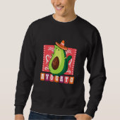 Avogato Cat Avocado Cinco De Mayo Sweatshirt (Vorderseite)