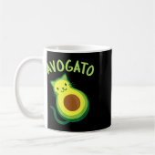 Avogato Cat Avocado - Funny Cinco De Mayo Kaffeetasse (Links)