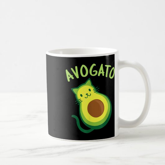 Avogato Cat Avocado - Funny Cinco De Mayo Kaffeetasse (Rechts)