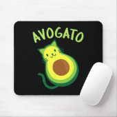 Avogato Cat Avocado - Funny Cinco De Mayo Mousepad (Mit Mouse)
