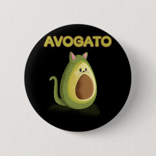 Avogato Cat - Avocado Geschenk für Cinco de Meow F Button