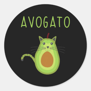 Avogato Cinco De Mayo Gift Cinco De Meow Cat Avoca Runder Aufkleber