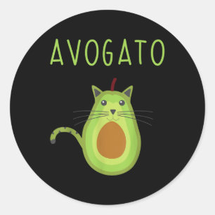 Avogato Cinco De Mayo Gift Cinco De Meow Cat Avoca Runder Aufkleber