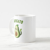 Avogato Funny Avocado Cat Lover Kaffeetasse (Vorderseite Links)