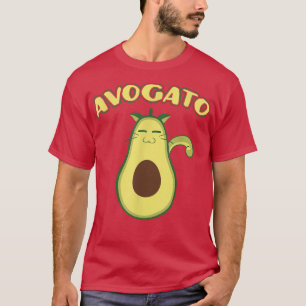 Avogato Funny Fresh Avocado Cat Pub T-Shirt