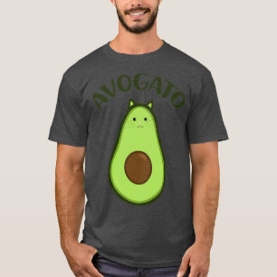 Avogato Niedlich Cat Avocado Classic TShirt