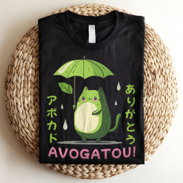 Avogatou Arigato Avocado Pub Niedlich Japanisch Tri-Blend Shirt