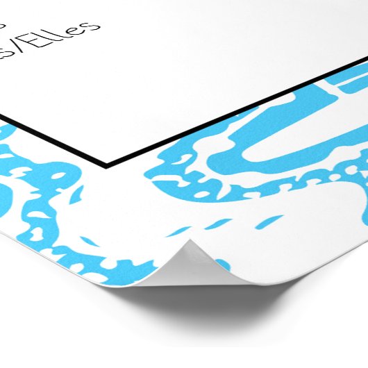 Avoir Conjugated Poster (Ecke)