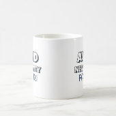 Avoit Negativity Funny Math  Kaffeetasse (Mittel)