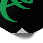 Avoketo - Funny Keto Avocado Poster (Ecke)