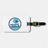 Avon Beach North Carolina Palm Tree Birds Gepäckanhänger (Vorderseite horizontal)