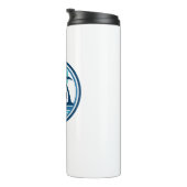 Avon Beach North Carolina Palm Tree Birds Thermosbecher (Nach rechts gedreht)