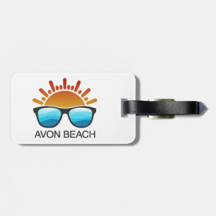 Avon Beach North Carolina Sonnenbrille Gepäckanhänger