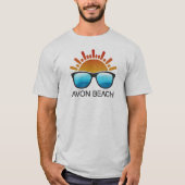 Avon Beach North Carolina Sonnenbrille T-Shirt (Vorderseite)