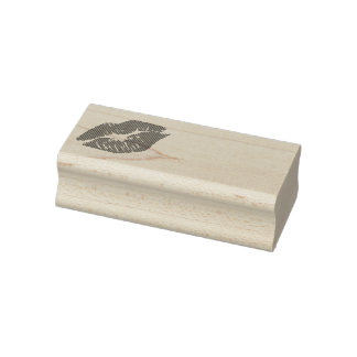 Avon Beauty Lips Label Gummistempel