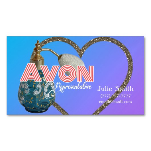 Avon Business Card Magnet (Vorderseite)