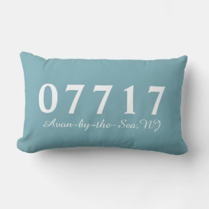 Avon-by-the-Sea NJ 07717 Pillow, Beach House Gesch Lendenkissen