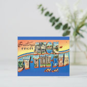 Avon By-The-Sea NJ Postkarte (Stehend Vorderseite)