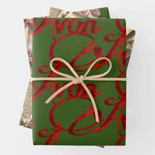 Avon Christmas Geschenkpapier Set (Beispiel)